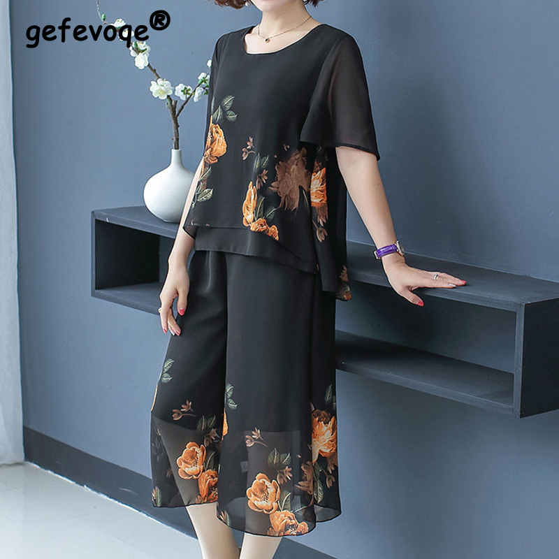Romper Floral Print - Eleganckie modne kwiatowe koronkowe krótkie zestawy