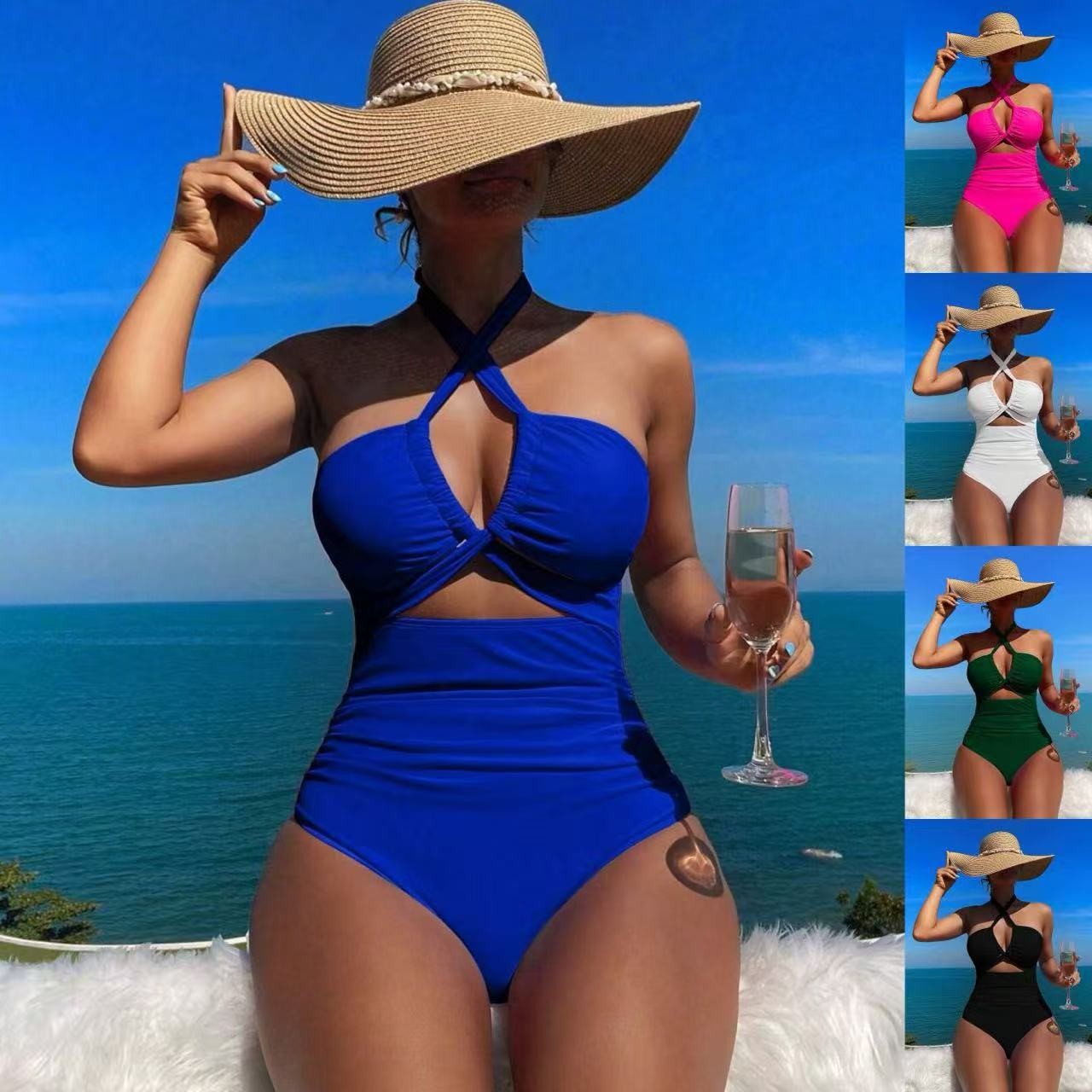 Damski strój kąpielowy z wiąza – Swimsuit Bikini Ruched recenzja i cena