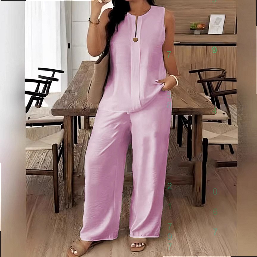 Wygodny, luźny top i spodnie z – Linen Pant Wide recenzja i cena