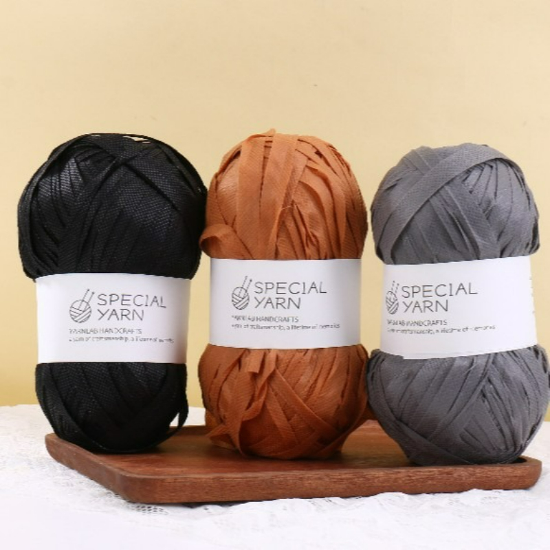 100g/szt. Rafia Płaska Włóczka – Crochet Bag Raffia recenzja i cena