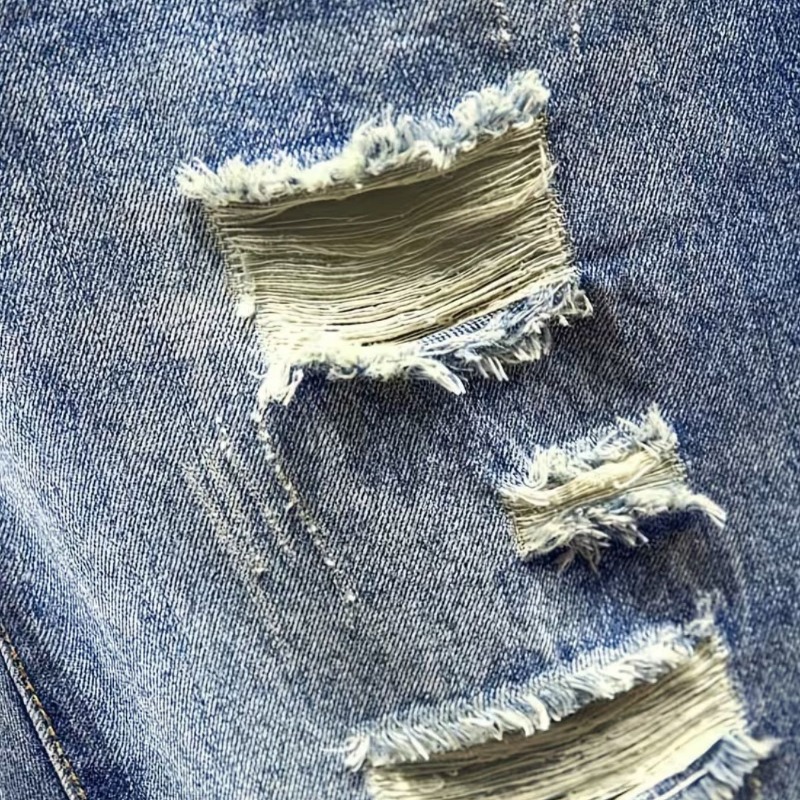 Męskie szorty jeansowe w stylu – Shorts Denim Frayed recenzja i cena