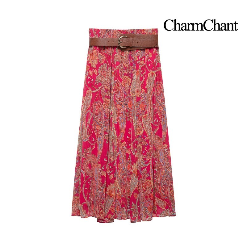 CHARMCHANT Damski Zestaw Dwucz – Romper Floral Print recenzja i cena