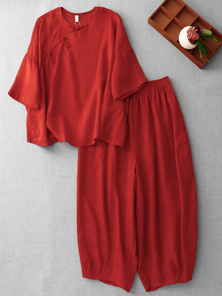 Nowy chiński zestaw damski w s – Linen Pant Wide recenzja i cena