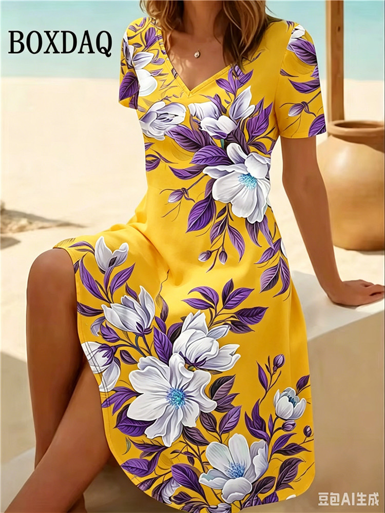 Sukienki damskie w rozmiarze 6 – Romper Floral Print recenzja i cena