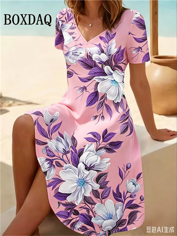 Sukienki damskie w rozmiarze 6 – Romper Floral Print recenzja i cena
