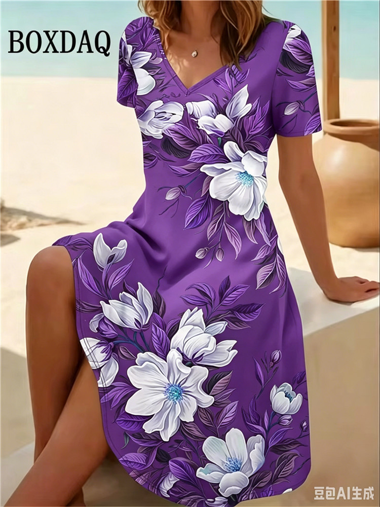 Sukienki damskie w rozmiarze 6 – Romper Floral Print recenzja i cena