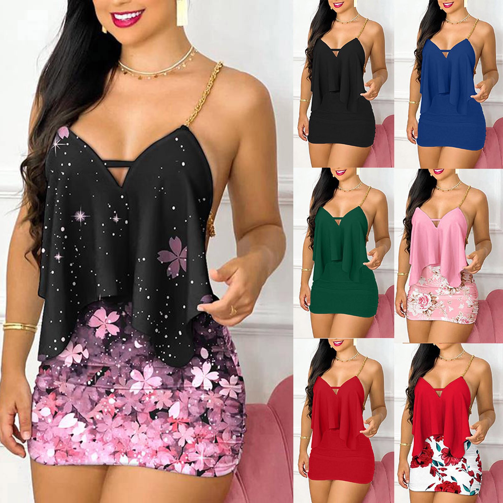 Sukienki damskie moda letnia k – Romper Floral Print recenzja i cena