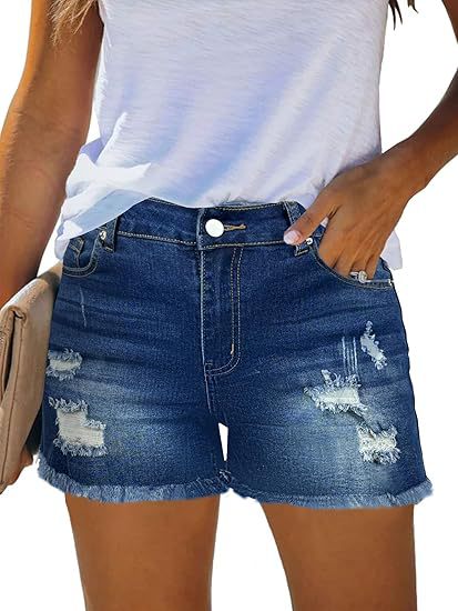 Krótkie jeansowe szorty w styl – Shorts Denim Frayed recenzja i cena