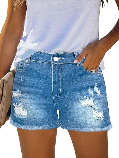 Krótkie jeansowe szorty w styl – Shorts Denim Frayed recenzja i cena