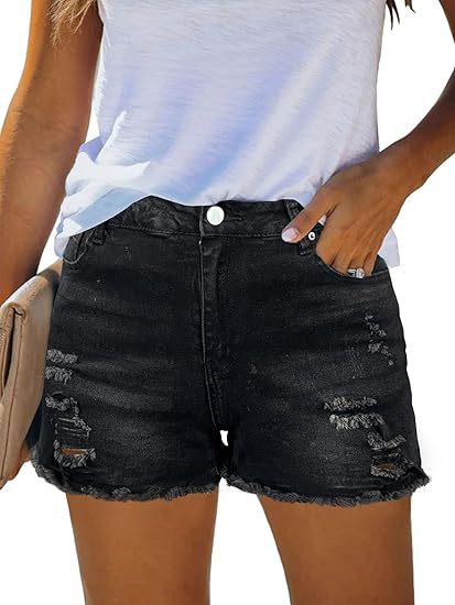 Krótkie jeansowe szorty w styl – Shorts Denim Frayed recenzja i cena