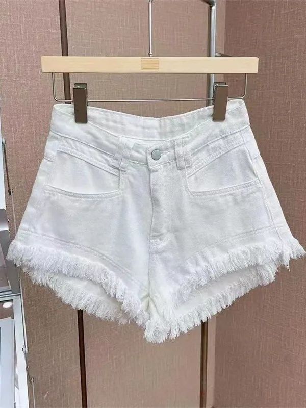 Damskie szorty jeansowe w styl – Shorts Denim Frayed recenzja i cena