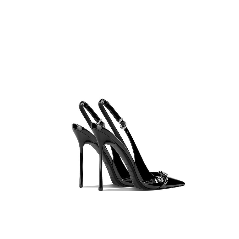 Modne czarne sandały damskie z – Sandal Strappy Heeled recenzja i cena