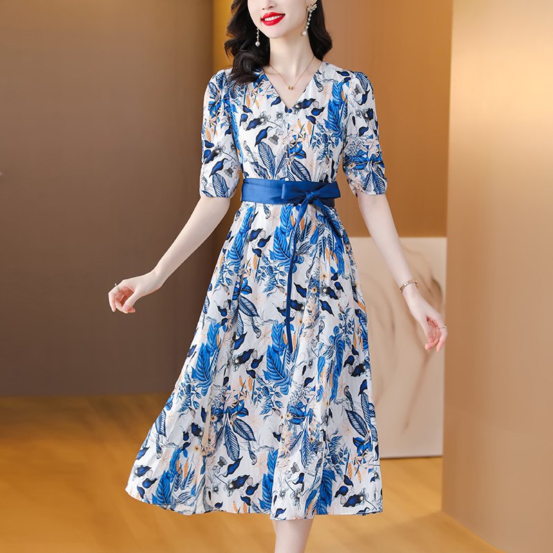 2025 Summer Women Boho Luxury  – Midi Skirt Floral recenzja i cena