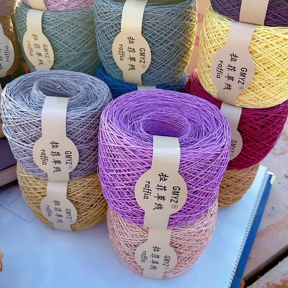220 m/rolka zmywalna japońska  – Crochet Bag Raffia recenzja i cena